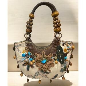 NWT Y2K Mary Frances #1305 “Tropics” Bag